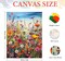 Wild Flowers Paint by Numbers Kit for Adults – 16×20 Inch Canvas Painting Set for Home Wall Décor, Beginner-Friendly